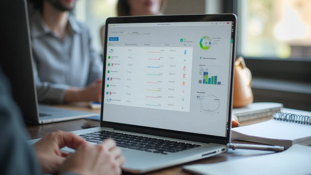 Digitaal taakbeheer dashboard met taken, deadlines en voortgangsindicatoren